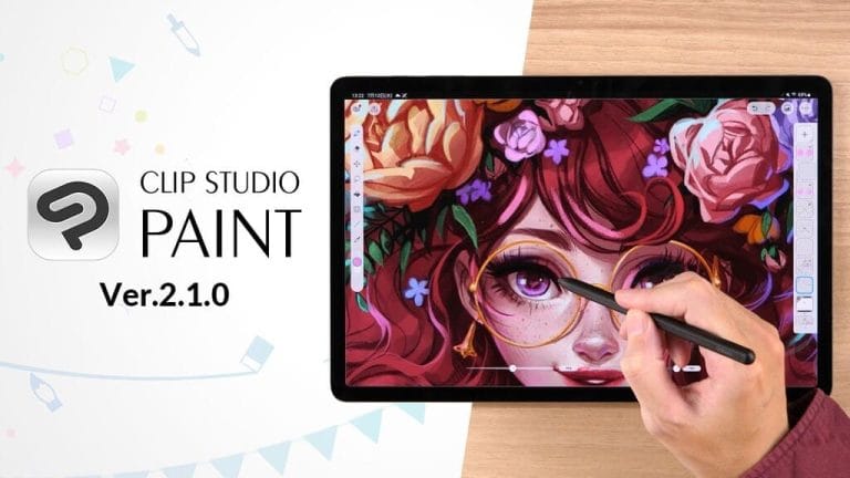 CLIP STUDIO PAINT Ver.2.1.0 アップデータがリリース！作品の作業時間記録、3Dデッサン人形の操作性の改善など