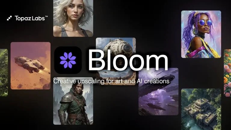 Topaz Labs、アートとAI作品のためのウェブベースのクリエイティブアップスケーラー「Bloom」をリリース！