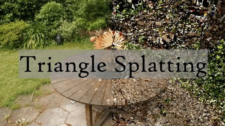 GPUが得意とする三角形を活用した3Dシーン再構成手法「Triangle Splatting」