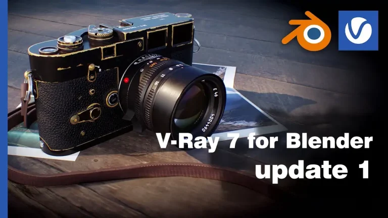 V-Ray for Blender アップデート1 がリリース！マテリアルコンバーター搭載、ジオメトリノードセットアップのレンダリングに対応など