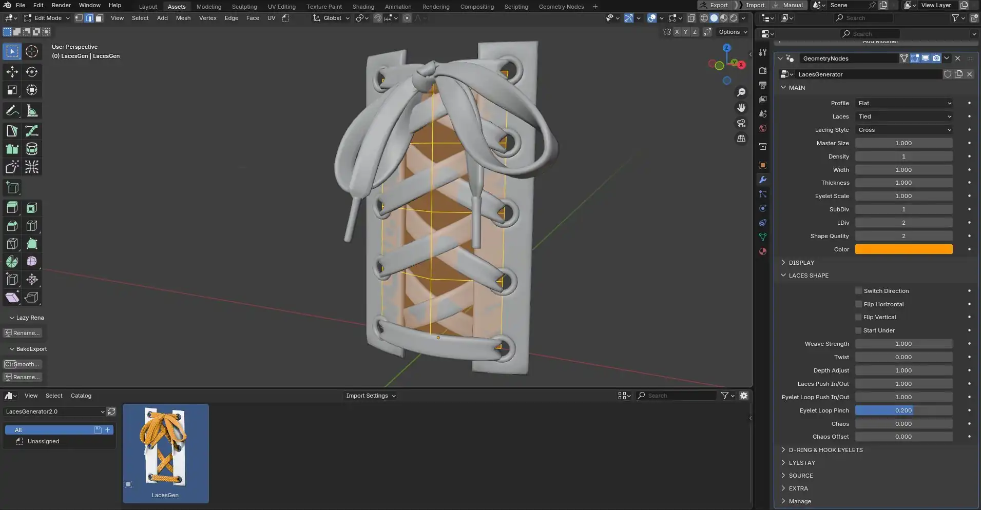 Laces Generator Guide