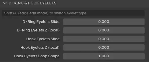 Eyelets UI