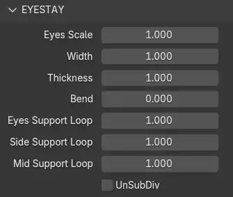 Eyestay UI