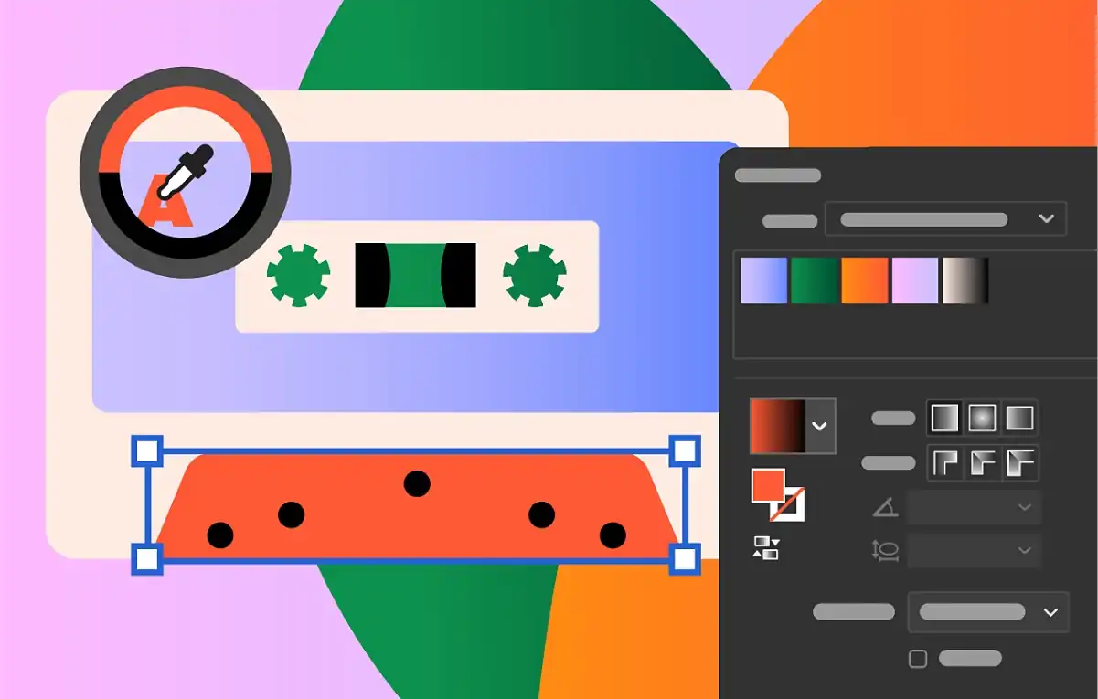 強化されたカラーピッカーのプレビュー機能