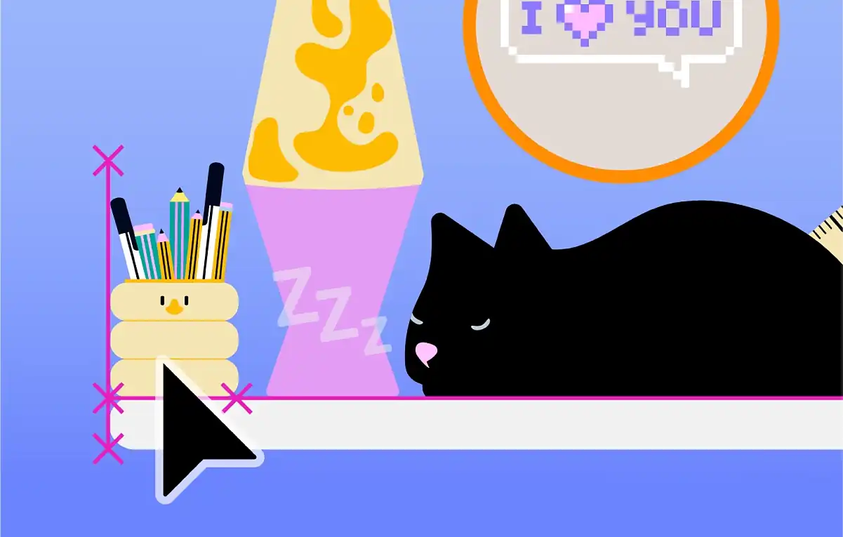 パスに対して垂直にスナップ