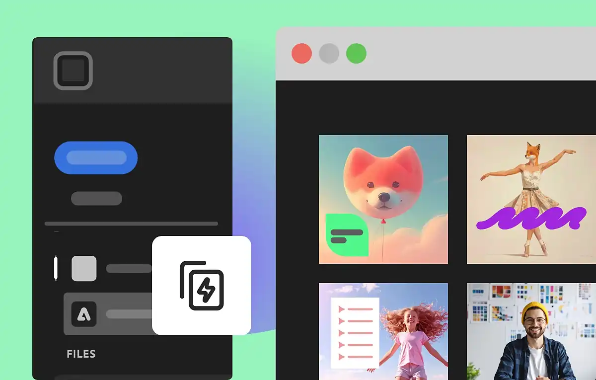 Adobe Express テンプレートの選択画面