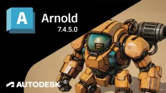 Arnold レンダラー 7.4.5.0 がリリース！新しいラインシェーダー、ボリュームレンダリングの強化など