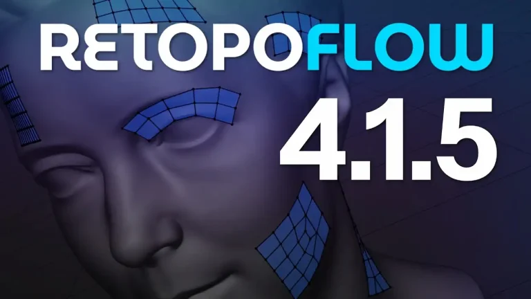 Blenderリトポロジーアドオン RetopoFlow 4.1.5 がリリース！編集モードのオートセーブやリラックスツールの改善など