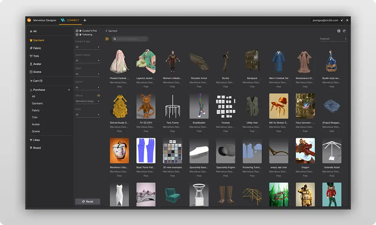 CONNECT and GameWear