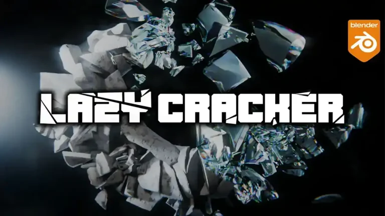 亀裂の作成から破壊シミュレーションまでを効率化するBlenderアドオン「Lazy Cracker」