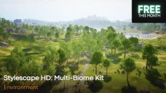 ［〆切2026年05月31日］期間限定でUE向けの自然環境アセット「Stylescape HD: Multi-Biome Kit」が無料公開！