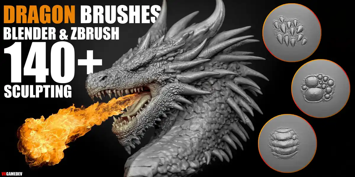 Dragon Sculpting Brushes