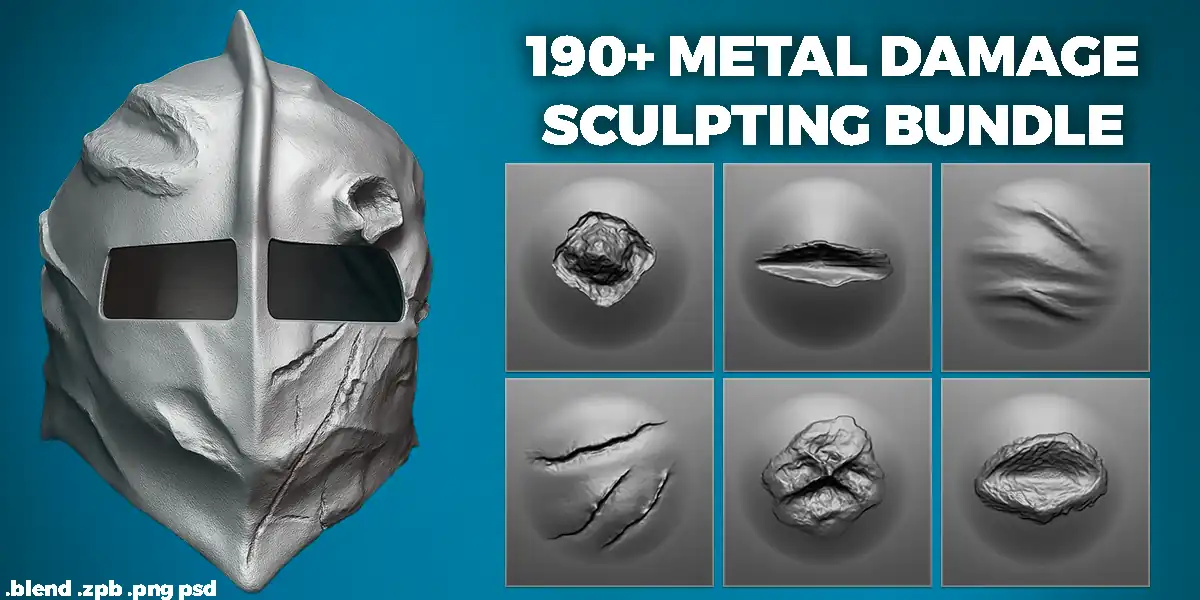 Metal Damage Brushes